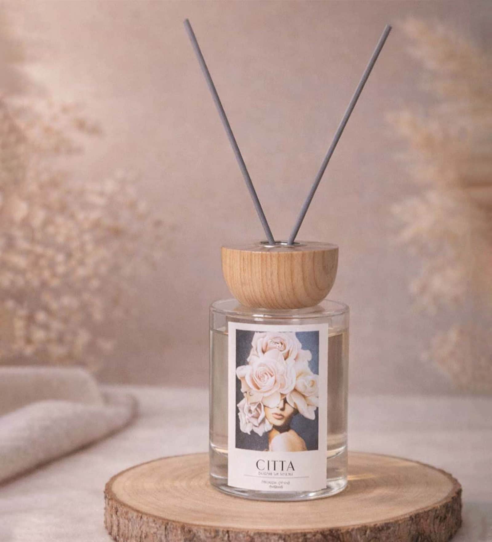 Transparent Grasse Style Bloom Aroma Reed Diffuser 150Ml