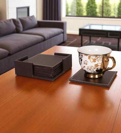 Chocolate Brown Chic Sip Coaster
