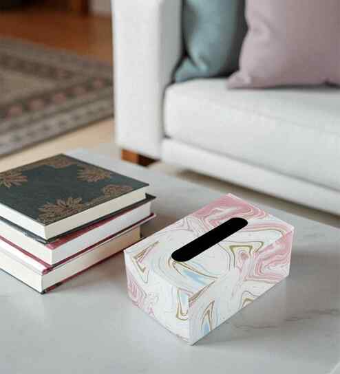Premium Marble Tissue Holder Dispenser