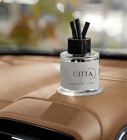 Transparent Grass Style Aromatic Car Reed Diffuser- 50 Ml