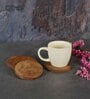 Reflections Natural Brown Mango Wood (Set of 4) Coasters