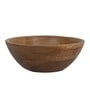 Reflections Burnt Brown Mango wood Serving Bowl