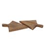 Aachman Slice Shaped Brown 8 Inch Mango Wood (Set of 2) Appetizer Platter Aachman Slice Shaped Brown 8 Inch Mango Wood (Set of 2) Appetizer Platter