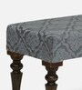 Aadhya Sheesham Wood Upholstered Bench In Warm Chestnut Finish