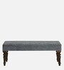 Aadhya Sheesham Wood Upholstered Bench In Warm Chestnut Finish