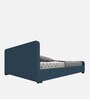 Aakar Fabric King Size Bed in Light Blue Colour