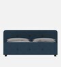 Aakar Fabric King Size Bed in Light Blue Colour