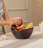Aakar Serving Bowl Handcrafted Acacia Wood Bowl