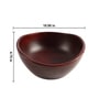 Aakar Brown Acacia Wood Handcrafted Serving Bowl