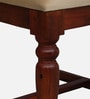 Aakrit Sheesham Wood 6 Seater Dining Set In Scratch Resistant Honey Oak Finish With Brass Cladding