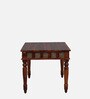 Aakrit Sheesham Wood 6 Seater Dining Set In Scratch Resistant Honey Oak Finish With Brass Cladding