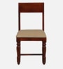 Aakrit Sheesham Wood 6 Seater Dining Set In Scratch Resistant Honey Oak Finish With Brass Cladding