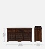 Aakrit Sheesham Wood Sideboard In Scratch Resistant Provincial Teak Finish