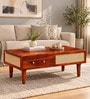 Aalst Sheesham Wood Coffee Table In Honey Oak Finish Aalst Sheesham Wood Coffee Table In Honey Oak Finish