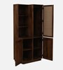 Aalst Sheesham Wood Wardrobe with Mirror  In Provincial Teak Finish