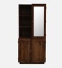 Aalst Sheesham Wood Wardrobe with Mirror  In Provincial Teak Finish
