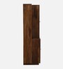 Aalst Sheesham Wood Wardrobe with Mirror  In Provincial Teak Finish