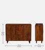 Aamna Solid Wood Sideboard in Walnut Finish