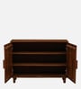 Aamna Solid Wood Sideboard in Walnut Finish
