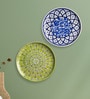 Aanandini (Set Of 2) Multicolor Colour Ceramic Wall Plate