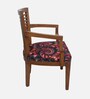Aanya Teak Wood Arm Chair In Teak Finish