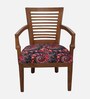 Aanya Teak Wood Arm Chair In Teak Finish