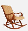 Aarava Teak Wood Rocking Chair In Teak Finish