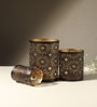Black Aarika Candle Holder
