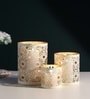 Ivory Aarika Candle Holder