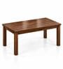 Aaroh 6 Seater Dining Set In Provincial Teak Finish With Navy Blue Colour Chair Aaroh 6 Seater Dining Set In Provincial Teak Finish With Navy Blue Colour Chair