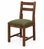Aaroh 6 Seater Dining Set In Provincial Teak Finish With Olive Green Colour Chair Aaroh 6 Seater Dining Set In Provincial Teak Finish With Olive Green Colour Chair