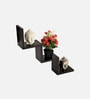 Aaron Engineered Wood Wall Decor Floating Shelf Display Rack Decorative Hall D cor for Living Room Home Furniture (Wenge)