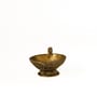 Aarti Diya with Handle  Brass Idol Gold Finish