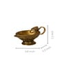 Aarti Diya with Handle  Brass Idol Gold Finish