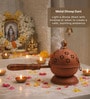 Brown Aarti Metal Dhoop Dani