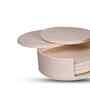 Off-White Elegant Round Coaster