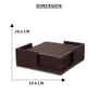 Chocolate Brown Chic Sip Coaster
