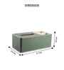 Faux Leather Tissue Holder Storage Box