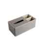 Faux Leather Tissue Holder Storage Box