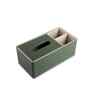 Faux Leather Tissue Holder Storage Box