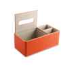 Faux Leather Tissue Holder Storage Box
