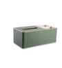 Faux Leather Tissue Holder Storage Box