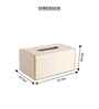Premium Faux Leather Tissue Holder Box