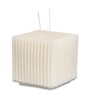 Big White Block Aromatic Duel Wick Candle