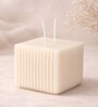 Big White Block Aromatic Duel Wick Candle