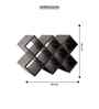 Studio Premium Faux Leather Wine Rack | Modern Diamond 8-Bottle Wine Holder