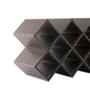 Studio Premium Faux Leather Wine Rack | Modern Diamond 8-Bottle Wine Holder