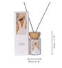 Transparent Gardenia Bloom Aroma Reed Diffusers 150 Ml