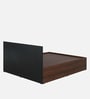 Aarya Queen Size Bed in Sandal Wood Finish with Box Storage