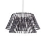 Aattur Handcrafted Rattan/Wicker Pendant Lamp Hanging Light Charcoal